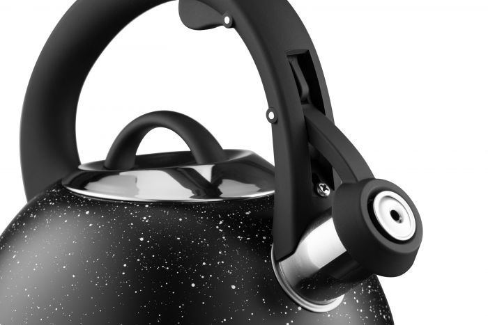 Чайник Ardesto Gemini, 2.5л, нержавіюча сталь, чорний