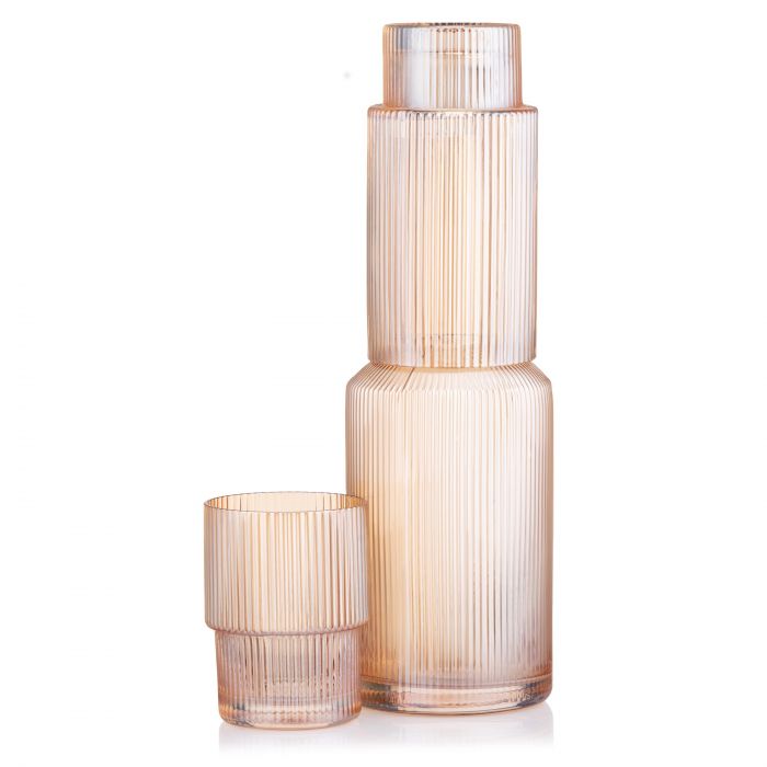 Набір склянок низьких ARDESTO 200мл, 2шт, скло, золотистий