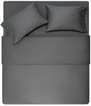 КПБ 2.0сп Ardesto Mix&Match, підковдра 200х220см, простирадло 240х260см, наволочки (2) 50х70см, 100% бавовна, сатин, сірий