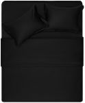 КПБ 2.0сп Ardesto Mix&Match Premium, підковдра 200х220см, простирадло 240х260см, наволочки (2) 50х70см, 100% бавовна, сатин, чорний