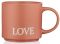 Чашка Ardesto Love, 420мл, кераміка, помаранчевий