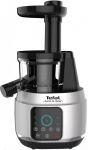 Соковитискач Tefal Juice&Clean шнековий 150Вт, чаша-0.8л, жмих-0.8л, пластик, сріблясто-чорний