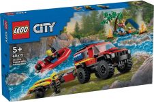 Конструктор LEGO City Пожежний позашляховик з рятувальним човном Конструктор LEGO City Пожежний позашляховик з рятувальним човном