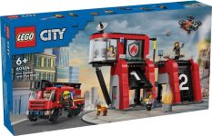 Конструктор LEGO City Пожежне депо з пожежною машиною Конструктор LEGO City Пожежне депо з пожежною машиною