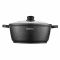 Каструля зі скляною кришкою Ardesto Gemini Anzio, 5л, алюміній, чорний