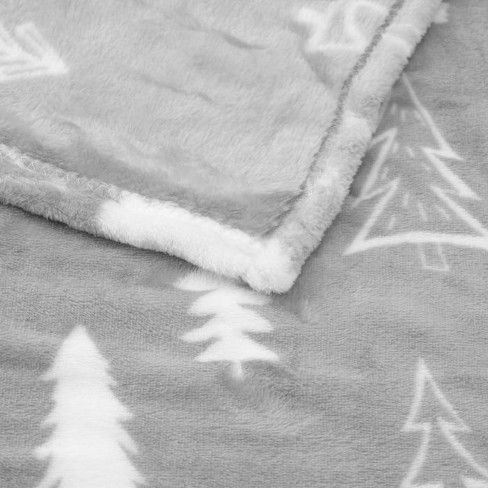 Плед Ardesto Christmas Flannel, 160х200см, 100% поліестер, ялинки