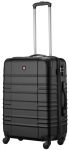 Валіза Wenger, Amplar, середня, пластик, 4 колеса, чорна