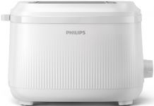 Тостер  Philips Series 3000 900Вт, пластик, підігрів,разморозка, білий Тостер  Philips Series 3000 900Вт, пластик, підігрів,разморозка, білий