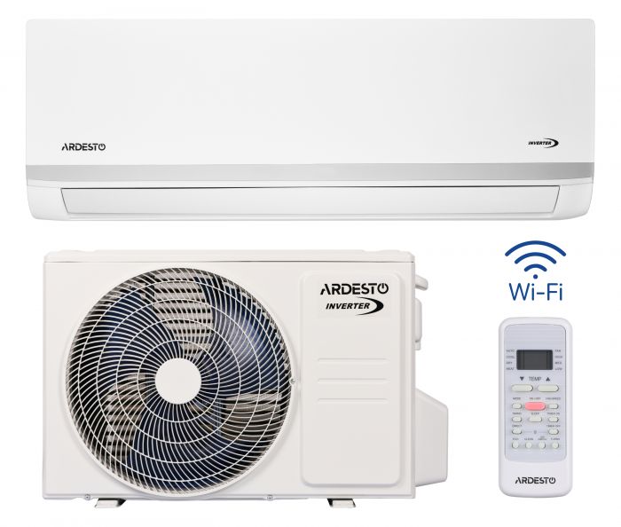 Кондиціонер  Ardesto ACM-09INV-R32-WF-AG-S 25м2 інвертор 9000BTU 2.5кВт A++/A+ -15°С Wi-Fi R32 білий