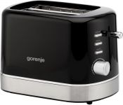 Тостер Gorenje 850Вт, підігрів, розморожування, пластик, чорний Тостер Gorenje 850Вт, підігрів, розморожування, пластик, чорний