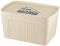 Ящик з кришкою для зберігання Ardesto 45.5х31х24.5см, 23л, пластик PP, бежевий