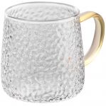 Набір чашок ARDESTO Dew, 350мл, 4шт, боросилікатне скло, прозорий