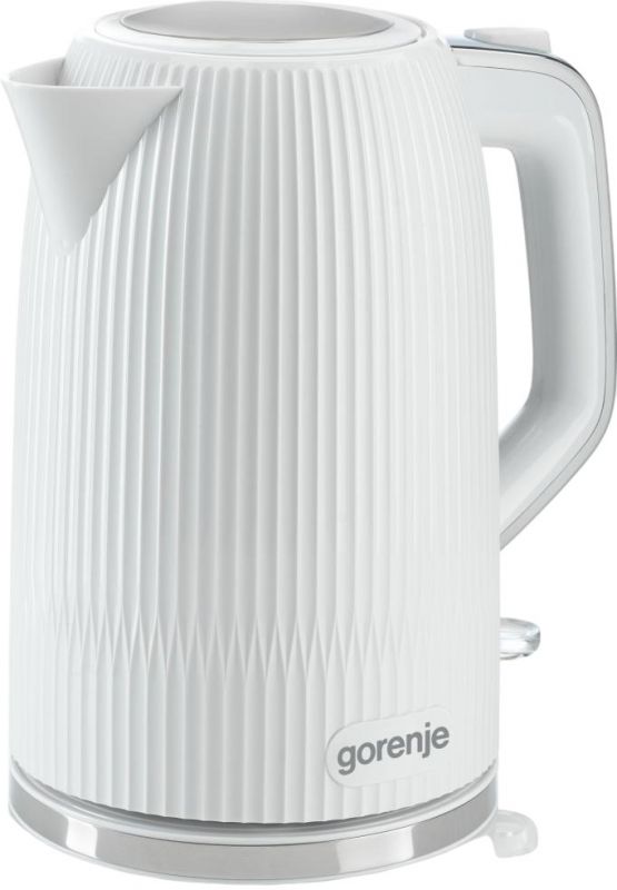 Електрочайник Gorenje 1.7л, Strix-контроль, білий матовий Електрочайник Gorenje 1.7л, Strix-контроль, білий матовий