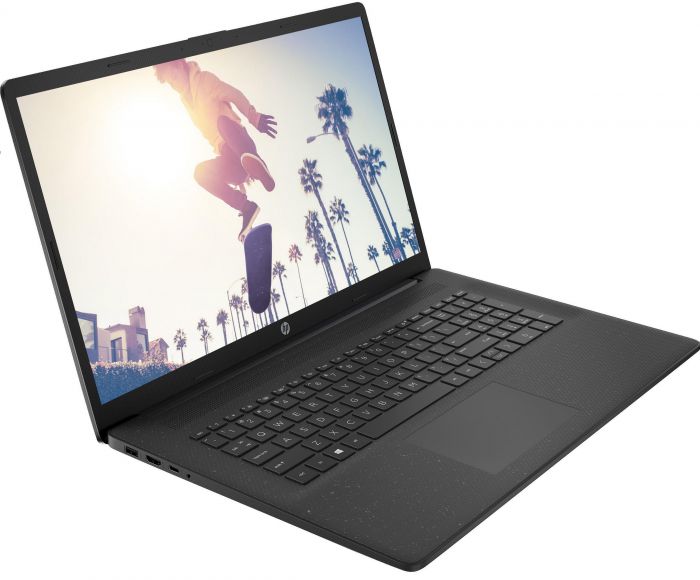 Ноутбук HP 17-cp2020ua 17.3" FHD IPS AG, AMD R5-7520U, 16GB, F512GB, UMA, DOS, чорний