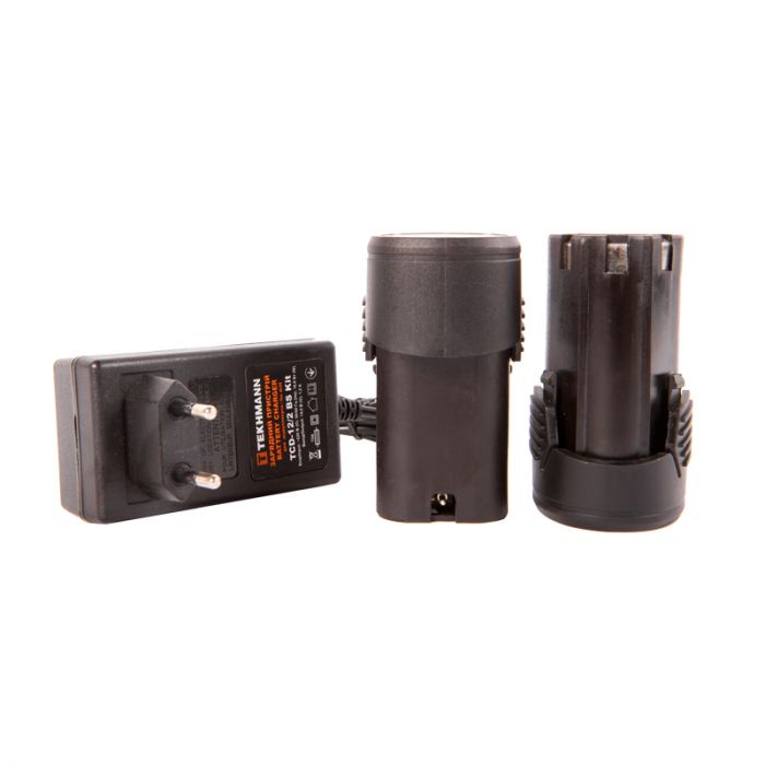 Шурупокрут-дриль акумуляторний Tekhmann TCD-12/2 BS Kit 12В 1х2А·год 30Нм 0-400·1400об/хв 1кг кейс з приляддям