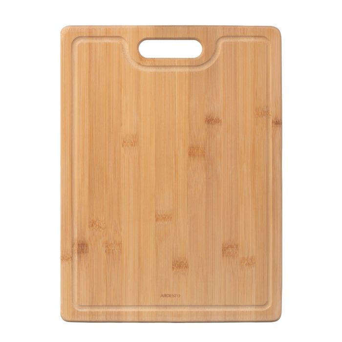 Дошка кухонна з жолобом Ardesto Midori, 33х24х1.5см, бамбук