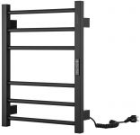 Рушникосушка Ardesto електрична  Square-TR K, 570х430х80мм, таймер-регулятор, сталь, чорний матовий