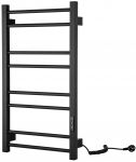 Рушникосушка Ardesto електрична  Square-TR K, 770x430х80мм, таймер-регулятор, сталь, чорний матовий