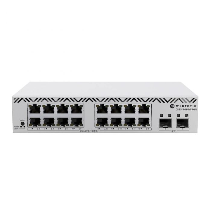 Комутатор MikroTik Cloud Smart Switch CSS318-16G-2S+IN Комутатор MikroTik Cloud Smart Switch CSS318-16G-2S+IN