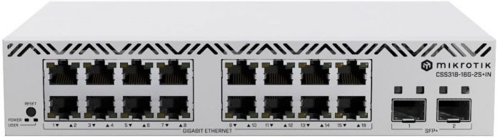 Комутатор MikroTik Cloud Smart Switch CSS318-16G-2S+IN Комутатор MikroTik Cloud Smart Switch CSS318-16G-2S+IN