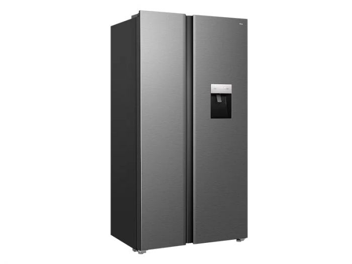 Холодильник TCL SBS, 177х92х63см, холод.відд.-322л, мороз.відд.-156л, 2дв., A++, NF, інв., диспл зовн., зона св-ті, диспенсер, нерж