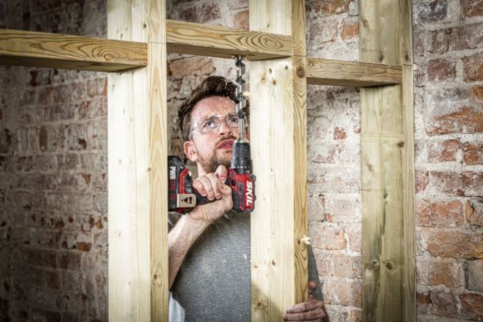 Шурупокрут-дриль ударний акумуляторний SKIL 3075 CA Compact 20В 60Нм 500·180об/хв 0.9кг без АКБ та ЗП