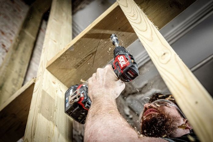 Шурупокрут-дриль ударний акумуляторний SKIL 3075 CA Compact 20В 60Нм 500·180об/хв 0.9кг без АКБ та ЗП