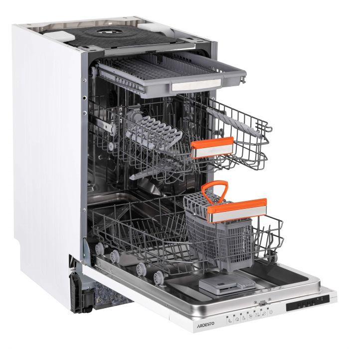 Посудомийна машина ARDESTO вбудовувана, 10компл., А++, 45см, дисплей, 3й кошик, білий