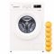 Пральна машина LG фронтальна, 7кг, 1200, A+++, 44см, дисплей, пара, інвертор, білий