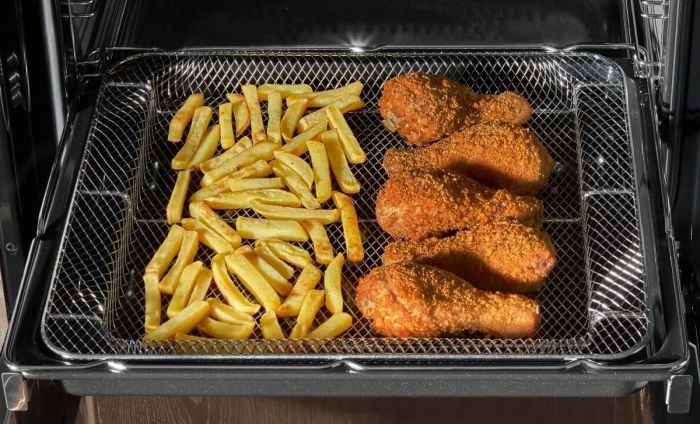 Духова шафа Hansa електрична, 77л, A+, дисплей, конвекція, чорний