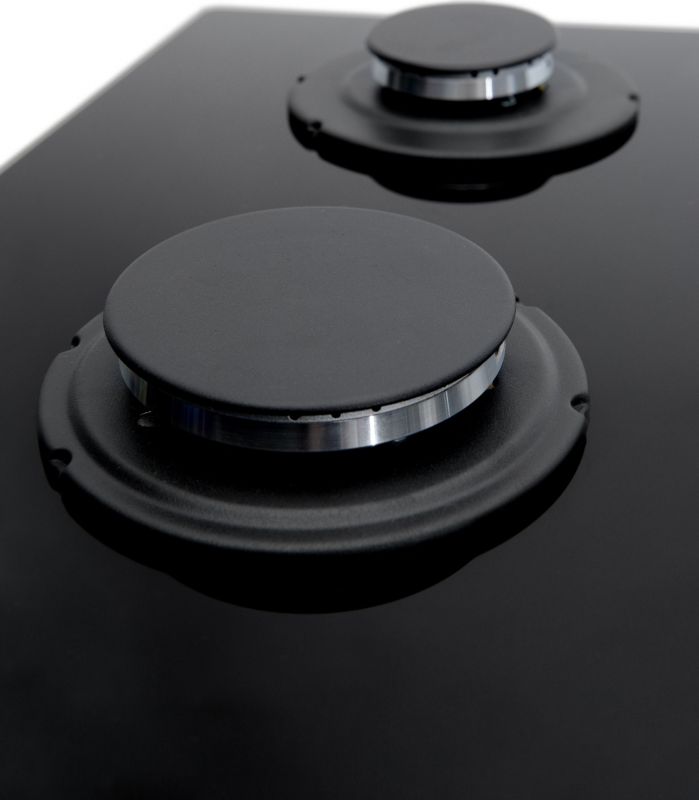 Варильна поверхня Hansa газова на склі, 59см, чавун, чорний