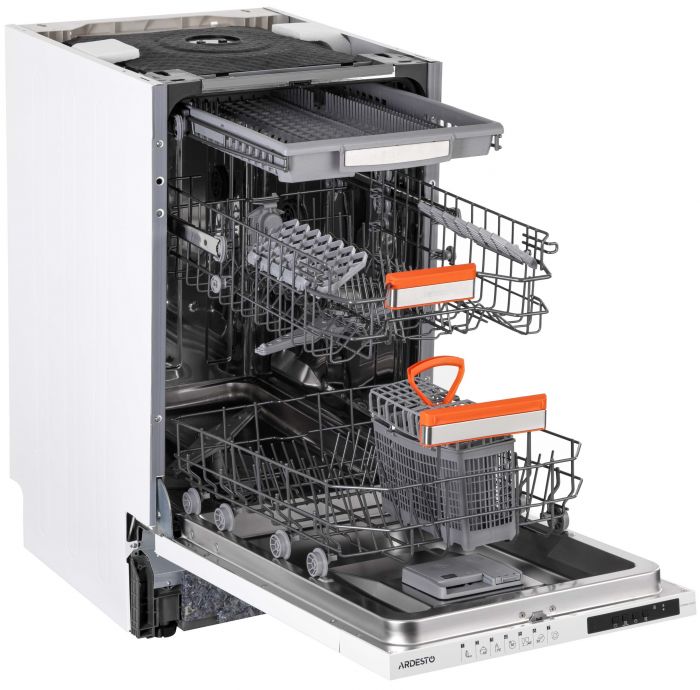 Посудомийна машина ARDESTO вбудовувана, 10компл., А++, 45см, дисплей, 3й кошик, білий