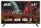 Телевізор 43" 2E LED 4K 60Hz Smart WebOS Black