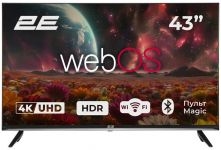 Телевізор 43" 2E LED 4K 60Hz Smart WebOS Black Телевізор 43" 2E LED 4K 60Hz Smart WebOS Black