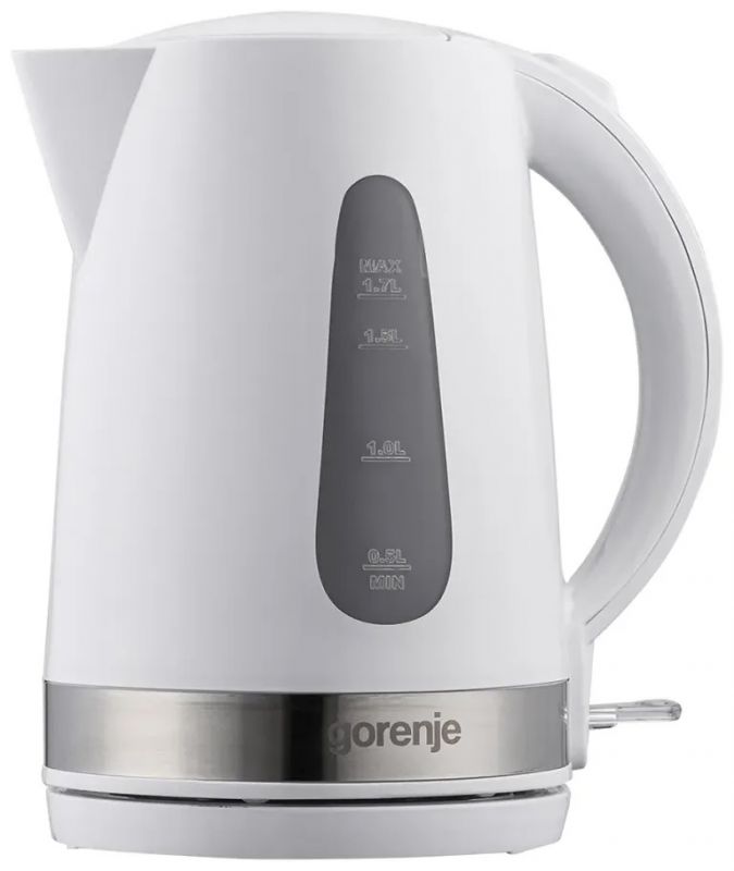 Електрочайник Gorenje 1.7л, пластик, білий
