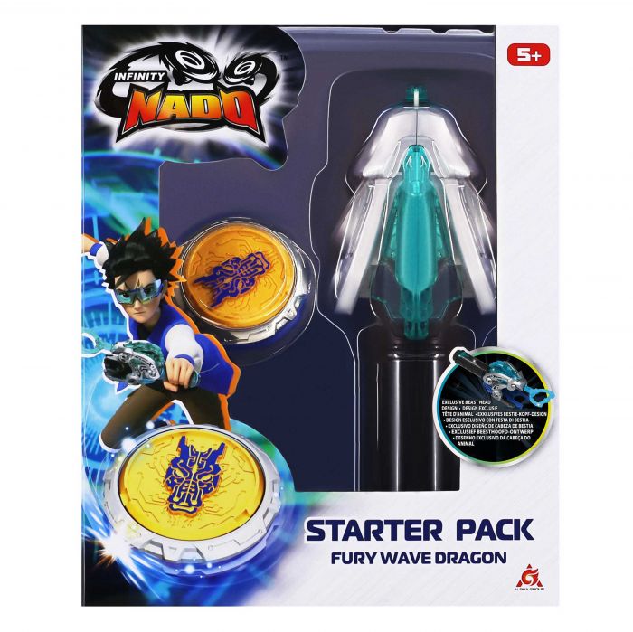 Дзиґа Infinity Nado VI Starter Pack Лютий Дракон (Fury Wave Dragon)