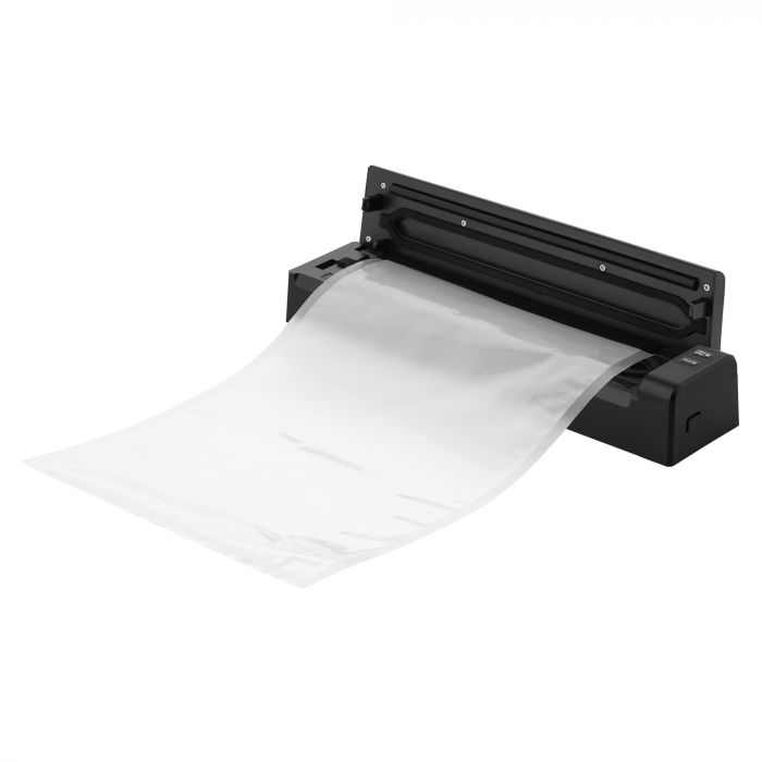 Вакууматор ARDESTO для пакетів та рулонів, 110Вт, 28см, електронне, + 1 рулон, пластик, чорний