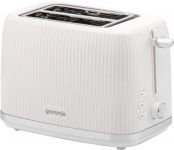 Тостер Gorenje, 850Вт, пластик/метал, білий Тостер Gorenje, 850Вт, пластик/метал, білий