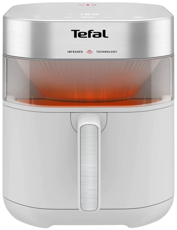Мультипіч Tefal Easy Fry Infrared, 1500Вт, чаша-7л, сенсорне керув., 8 програм, з віконцем, пластик, світло-сірий