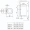 Водонагрівач електр. Tiki круглий GBF, 80л, 2кВт, сухий тен, мех. кер-ння, C, білий, 700097