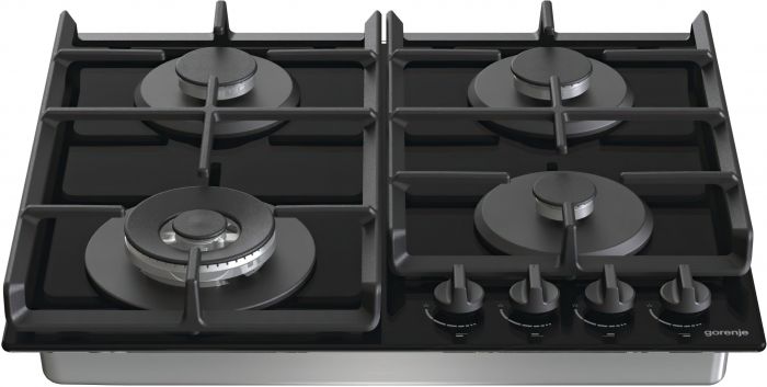 Комплект Gorenje (духовка електрична BO6735E05B + поверхня газова на склі GTW641EB), 743549, чорн