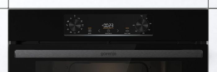 Комплект Gorenje (духовка електрична BO6735E05B + поверхня газова на склі GTW641EB), 743549, чорн