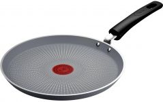 Сковорода для млинців Tefal Halo, 25см, алюміній, бакеліт, сірий Сковорода для млинців Tefal Halo, 25см, алюміній, бакеліт, сірий