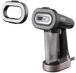 Відпарювач Tefal компактний Pure Force 3в1, 1800Вт, 180мл, постійна пара - 35гр, керам. підошва, чорно-рожевий