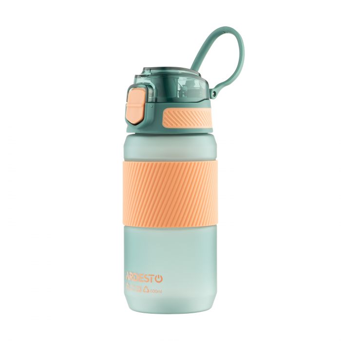 Пляшка для води Ardesto Spring 600мл, пластик, зелений
