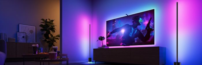 Торшер розумний Govee H607C Govee Floor Lamp 2, 1725Lm, RGBICWW, WI-FI/Bluetooth, чорний