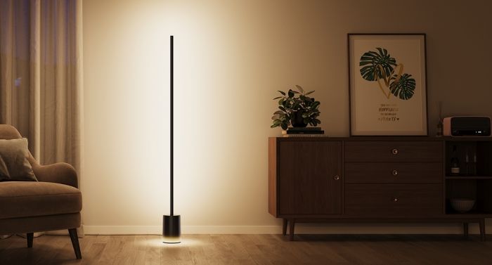 Торшер розумний Govee H607C Govee Floor Lamp 2, 1725Lm, RGBICWW, WI-FI/Bluetooth, чорний