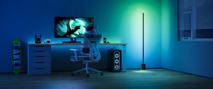 Торшер розумний Govee H607C Govee Floor Lamp 2, 1725Lm, RGBICWW, WI-FI/Bluetooth, чорний