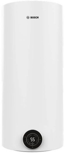 Водонагрівач електр. BOSCH круглий Tronic 4000T, 120л, 2кВт, сухий тен, вертикальний монтаж, електр. кер-ння, B, білий