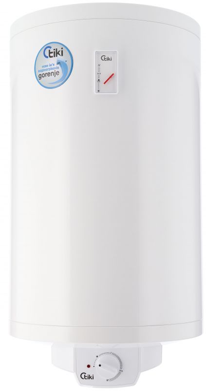 Водонагрівач електр. Tiki круглий GBF, 100л, 2кВт, сухий тен, мех. кер-ння, C, білий, 700098